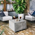 ELFSELF Wohnzimmer- und Gartentisch aus Magnesiumoxid (MgO)